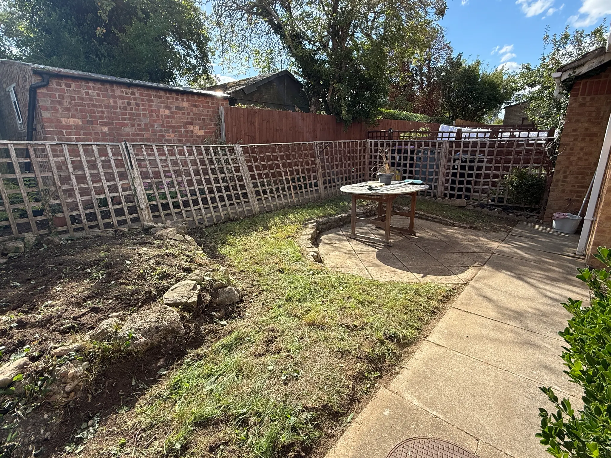After - transformed garden